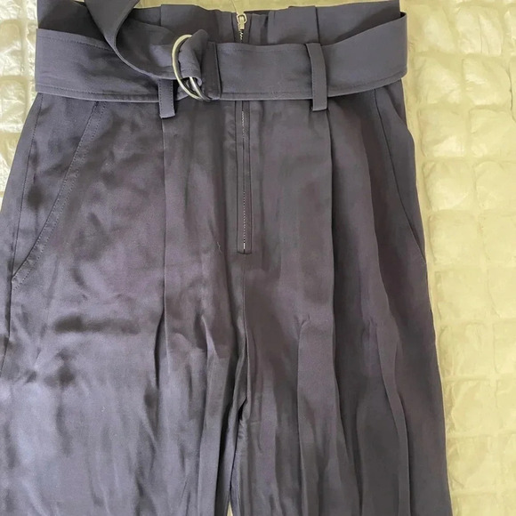 Jonathan Simkhai blue high waisted straight pants - Picture 5 of 9